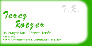 terez rotzer business card